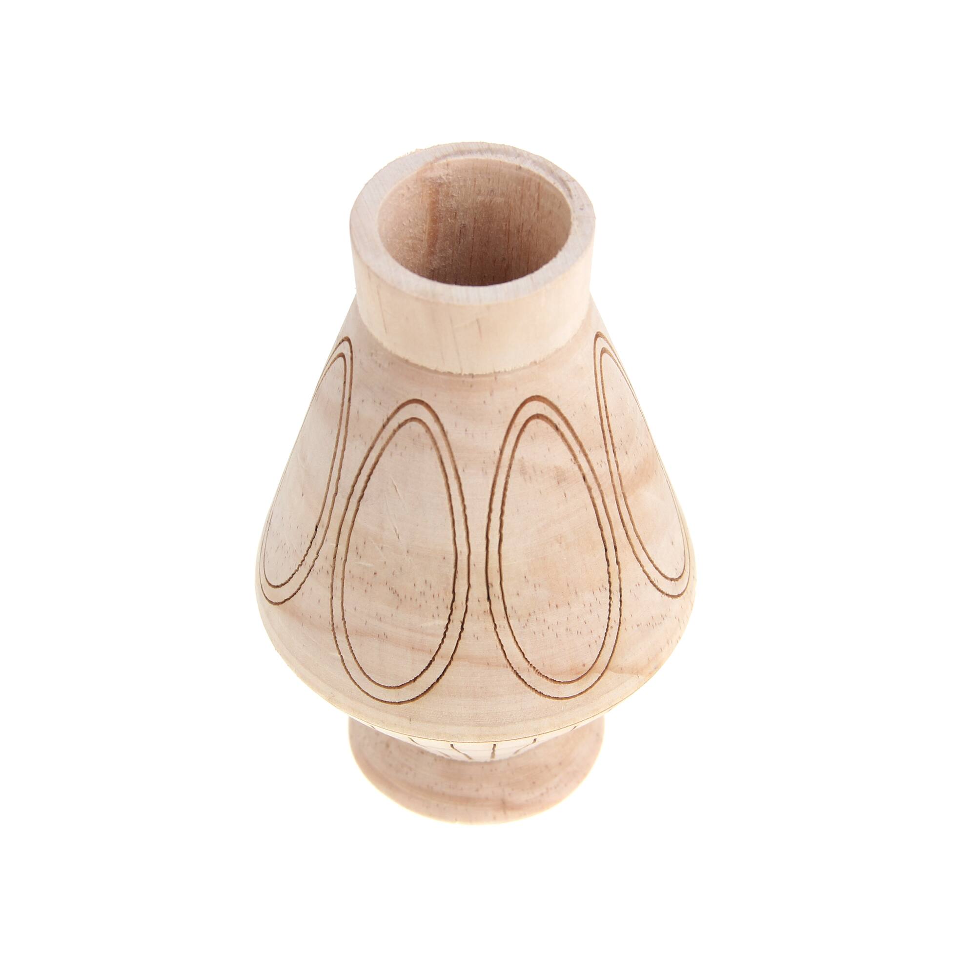 Jonathan Adler x Michaels 5" Geometric Lamp DIY Pinewood Vase